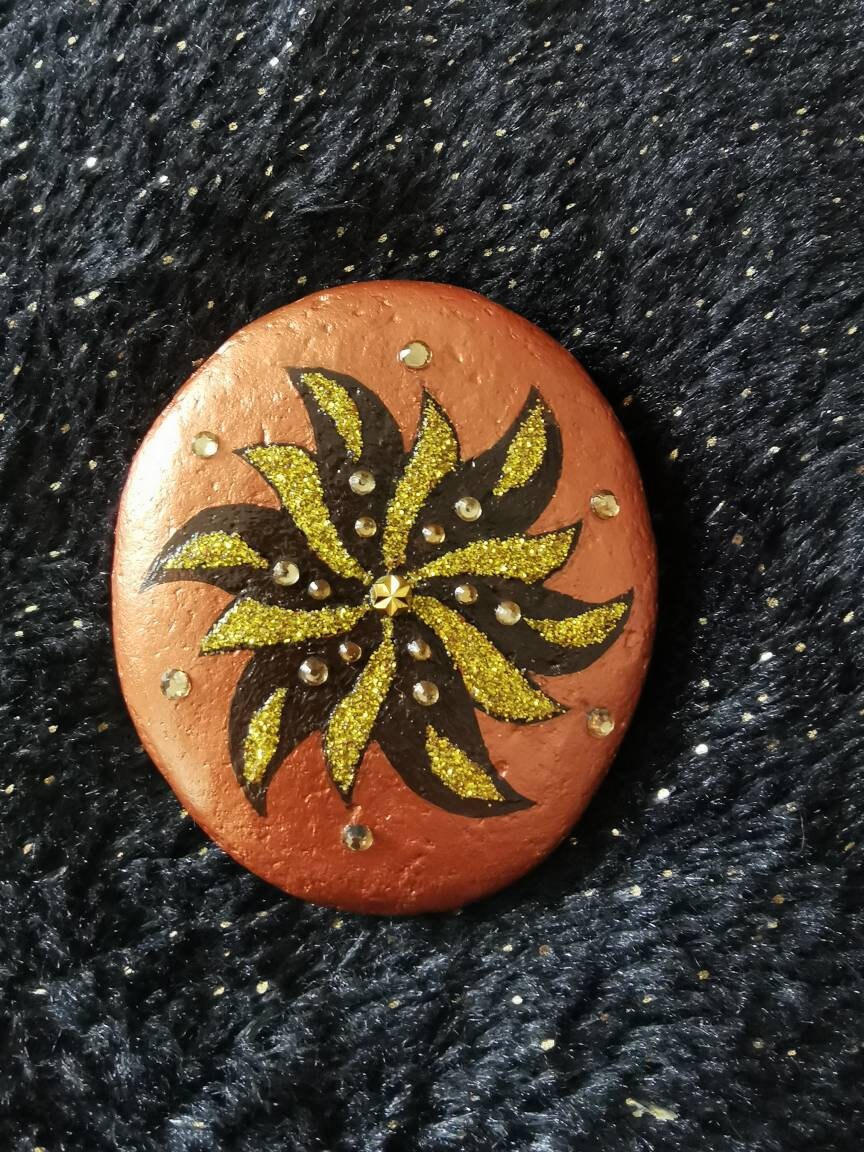 Rosace Galet Fait Main