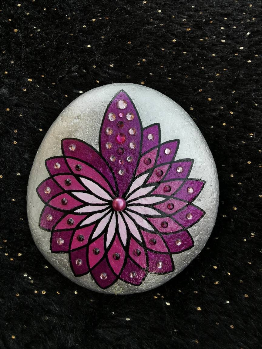 Rosace Galet Fait Main