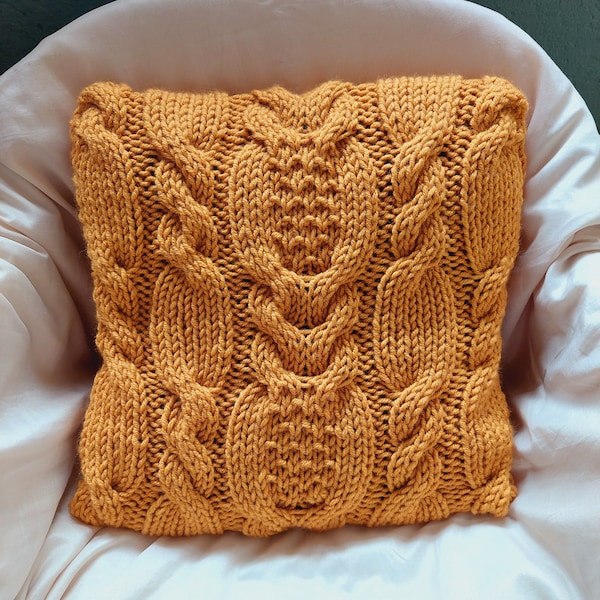 Cable Knit Pillows Etsy
