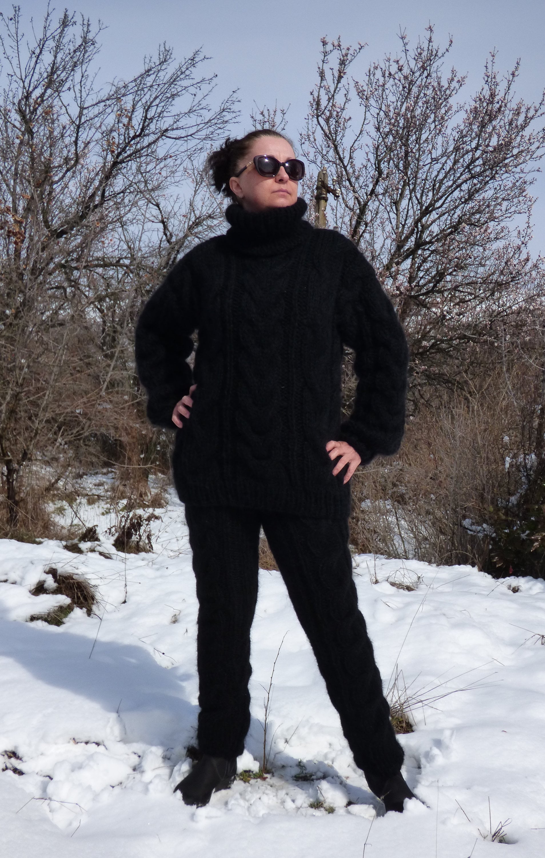 Turtleneck pants clearance