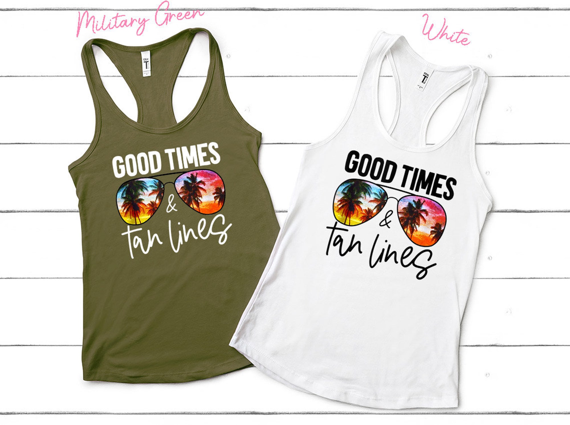 Discover Good Times Tan Lines Tank Top