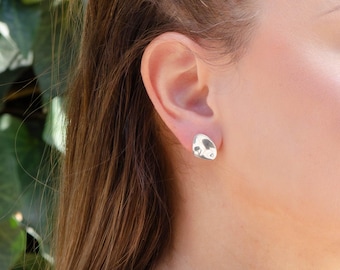 Sterling Silver Polished Oval Earrings