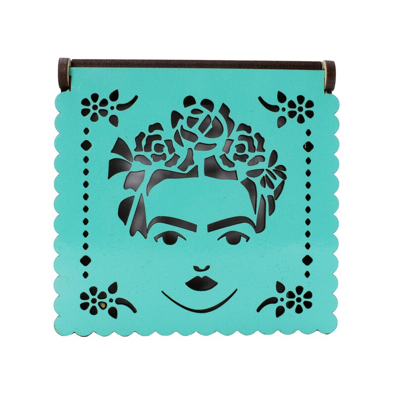 Papel Picado" Memo Note Holder Box