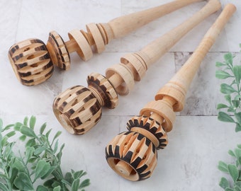 Natural Wooden Molinillo Whisk