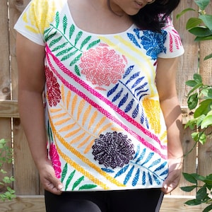Stitched Palmita Hand-Embroidered Blouse
