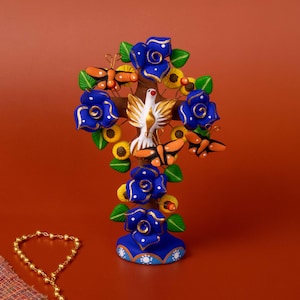 Tree of Life Clay Wall Cross
