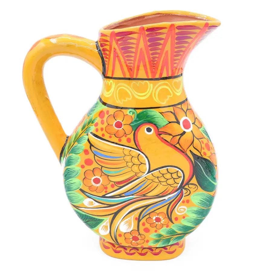 Hand-painted Xalitla Clay Pitcher - Etsy