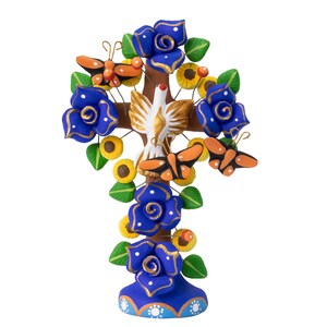 Tree of Life Clay Wall Cross