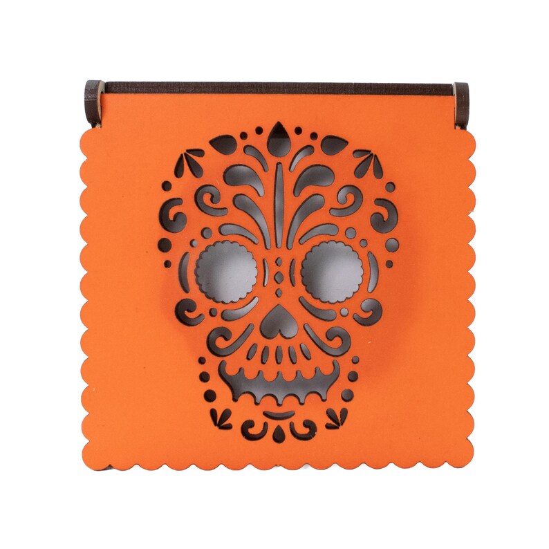 Papel Picado" Memo Note Holder Box