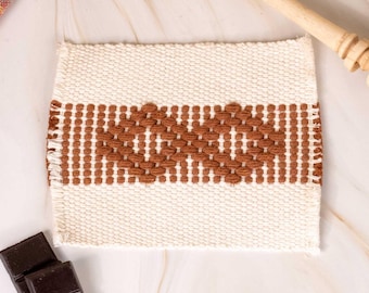 Subtle Fray Telar Woven Coasters