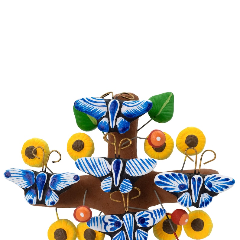 Tree of Life Clay Wall Cross