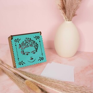 Papel Picado" Memo Note Holder Box