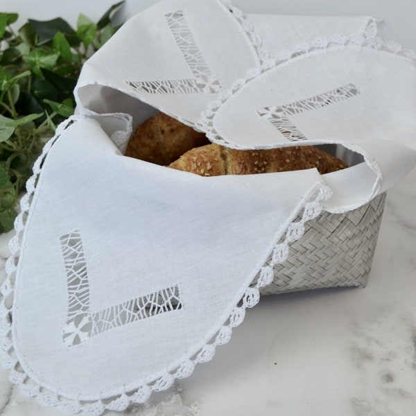 Deshilado Cotton Bread Basket Liner