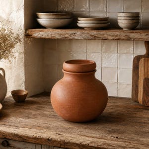 The Olla, Red Clay Terracotta Cooking Pot