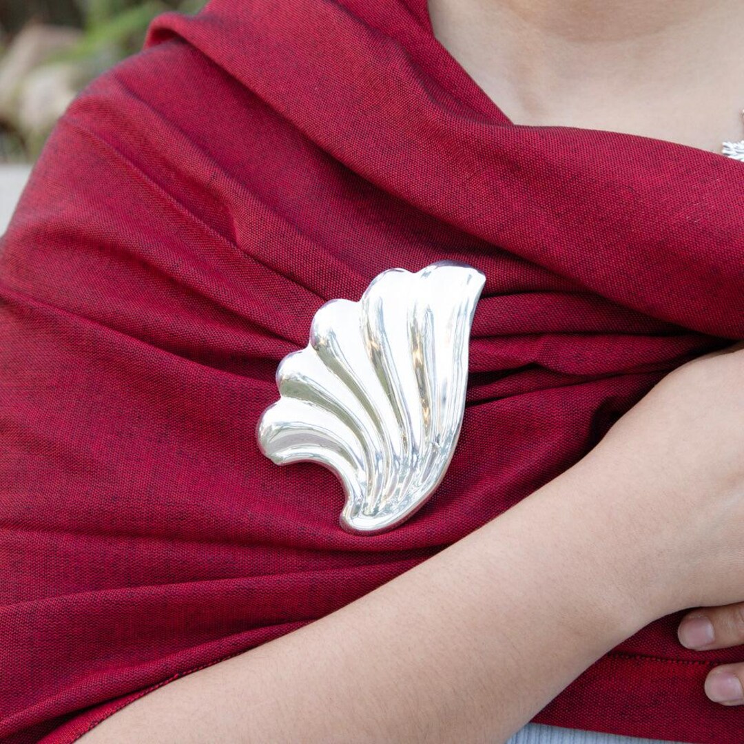 Sterling Silver Winged Brooch Pin - Etsy