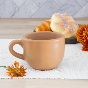 Taza de barro natural de Oaxaca