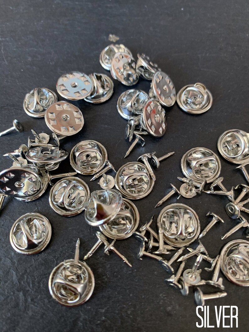 DIY Butterfly Clasp with Pins Packs of 5 Etsy