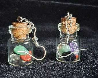 7 Chakra Gemstone earrings