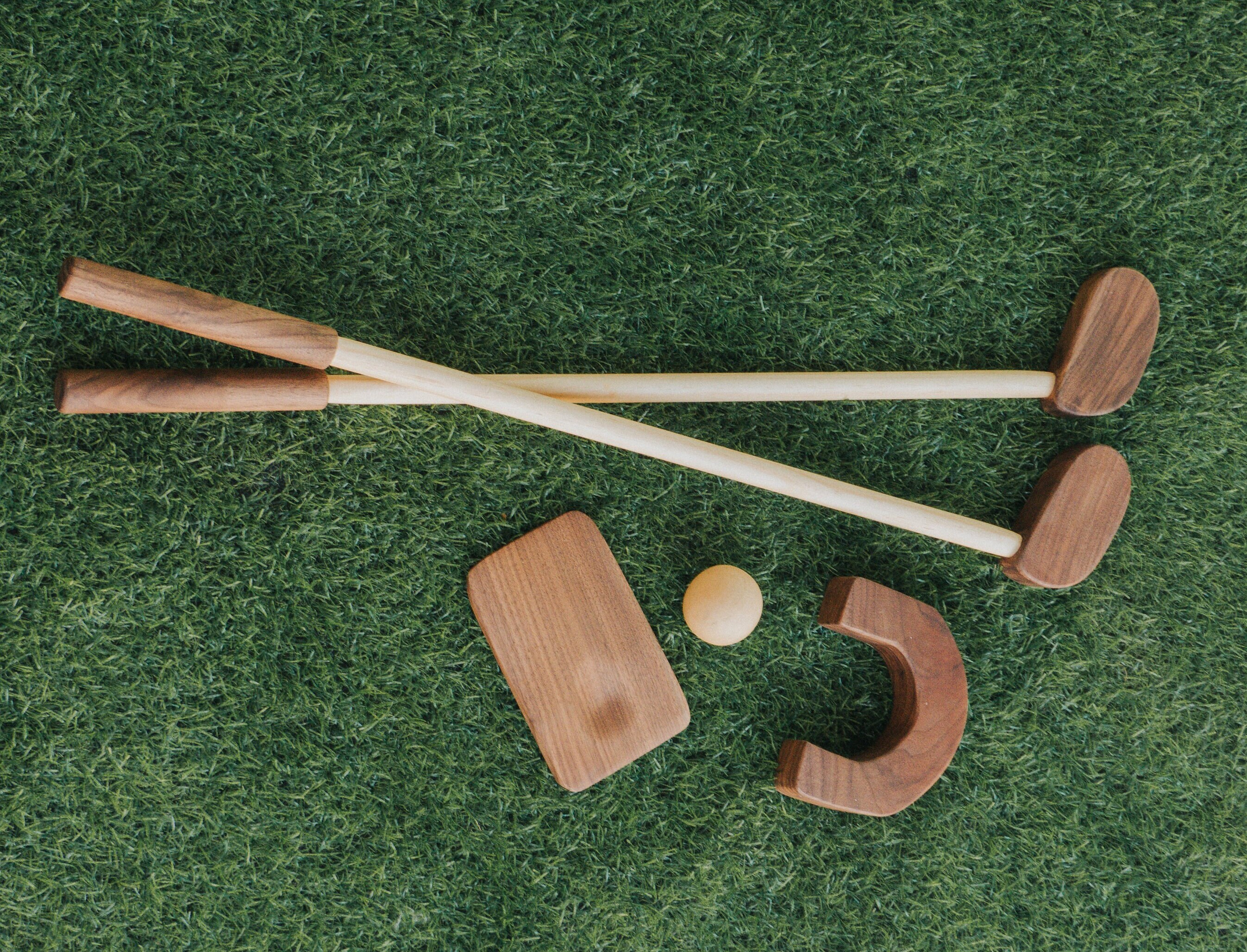 Wooden Golf Set Toy Mini Golf Set for Kids Kids Golf Game Etsy