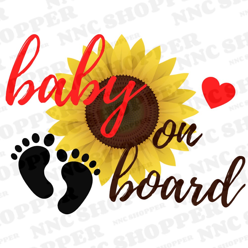 Download Baby On Board PNG Baby On Board Cricut Car Decal SVG | Etsy