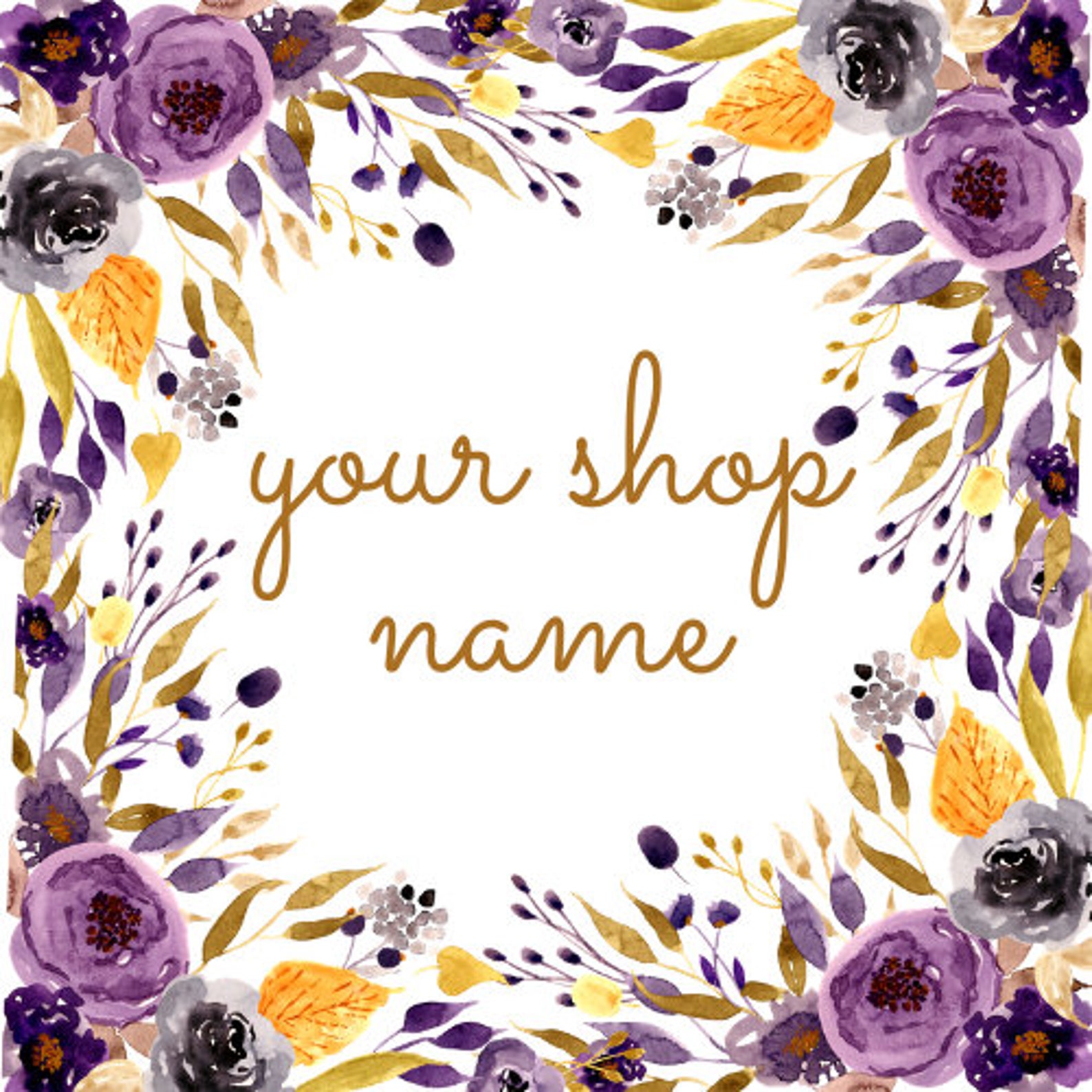 Etsy Shop Banner Floral Banner Set Etsy Shop Graphics Etsy