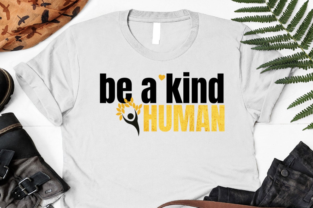 Human Sublimation Kind Be Both SVG Files Be a Kind Human - Etsy