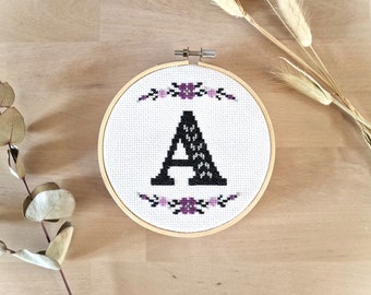 Monogram Alphabet Cross Stitch Patterns | Digital Download