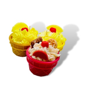 Ice Cream Candle / Food Candle