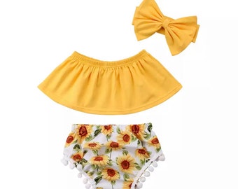 sunflower clothes for babies