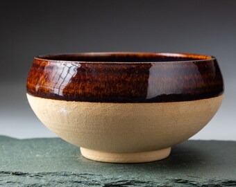 Half-glazed large bowl 16cm