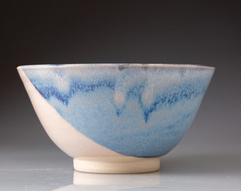 Deep stoneware bowl 16cm dia x 8cm tall - "Shoreline" collection