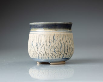 Stoneware tea bowl 7cm tall x 8cm wide