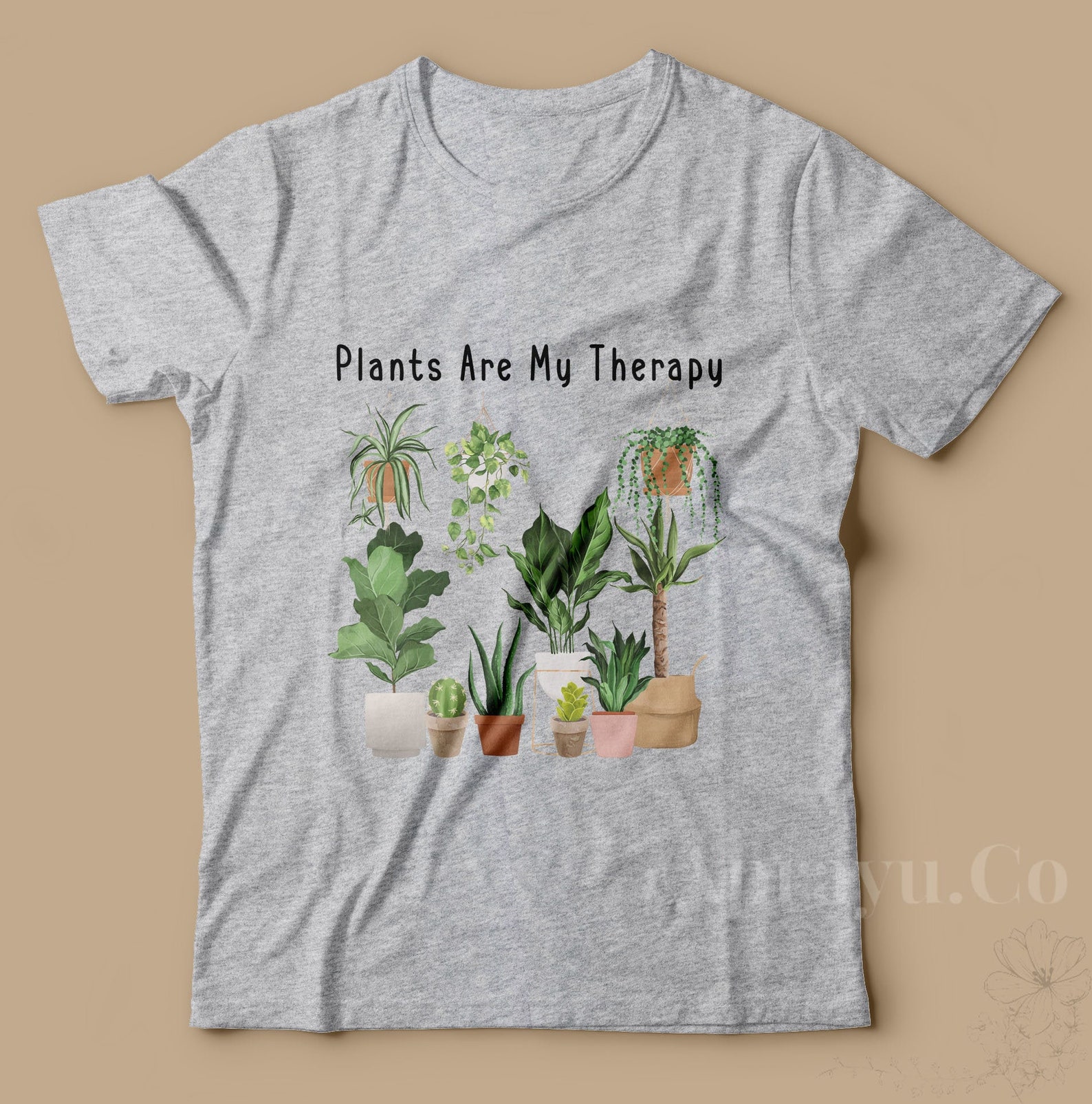 Plants T Shirt Plants Are My Therapy Shirt Plant Lady Plant Etsy