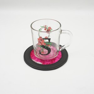 Tea and Coffee Saucer made by handmade velvet fabric