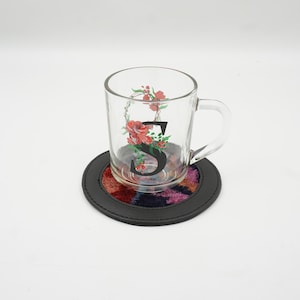 Tea and Coffee Saucer made by handmade velvet fabric