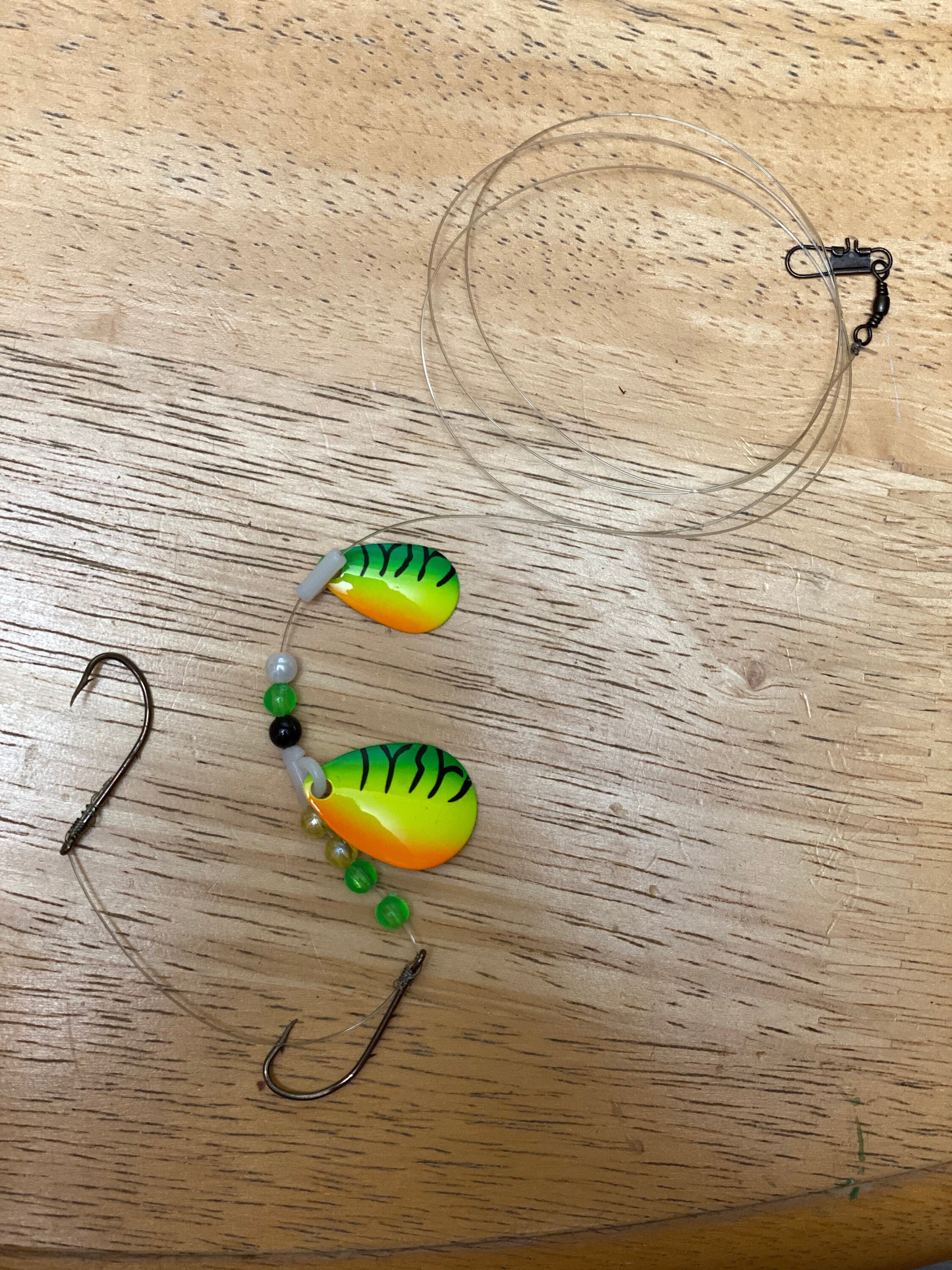 building walleye spinners