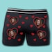 Multi Heart Photo Personalised Boxers Valentines, Funny Joke Gift, Present for Him, Boyfriend Husband, Anniversary, Customised, Boxer Shorts 