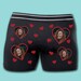 Multi Heart Photo Personalised Boxers Valentines, Funny Joke Gift, Present for Him, Boyfriend Husband, Anniversary, Customised, Boxer Shorts 