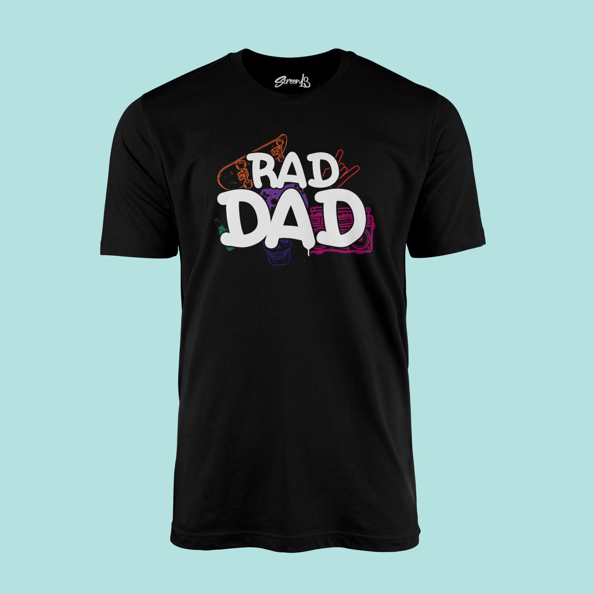 Novelty T Shirt rad Dad Funny Joke Ideas Presents Gifts - Etsy UK