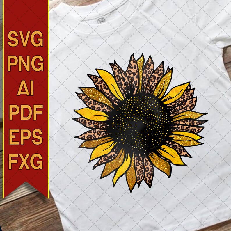 Free Free 322 Leopard Print Sunflower Svg SVG PNG EPS DXF File
