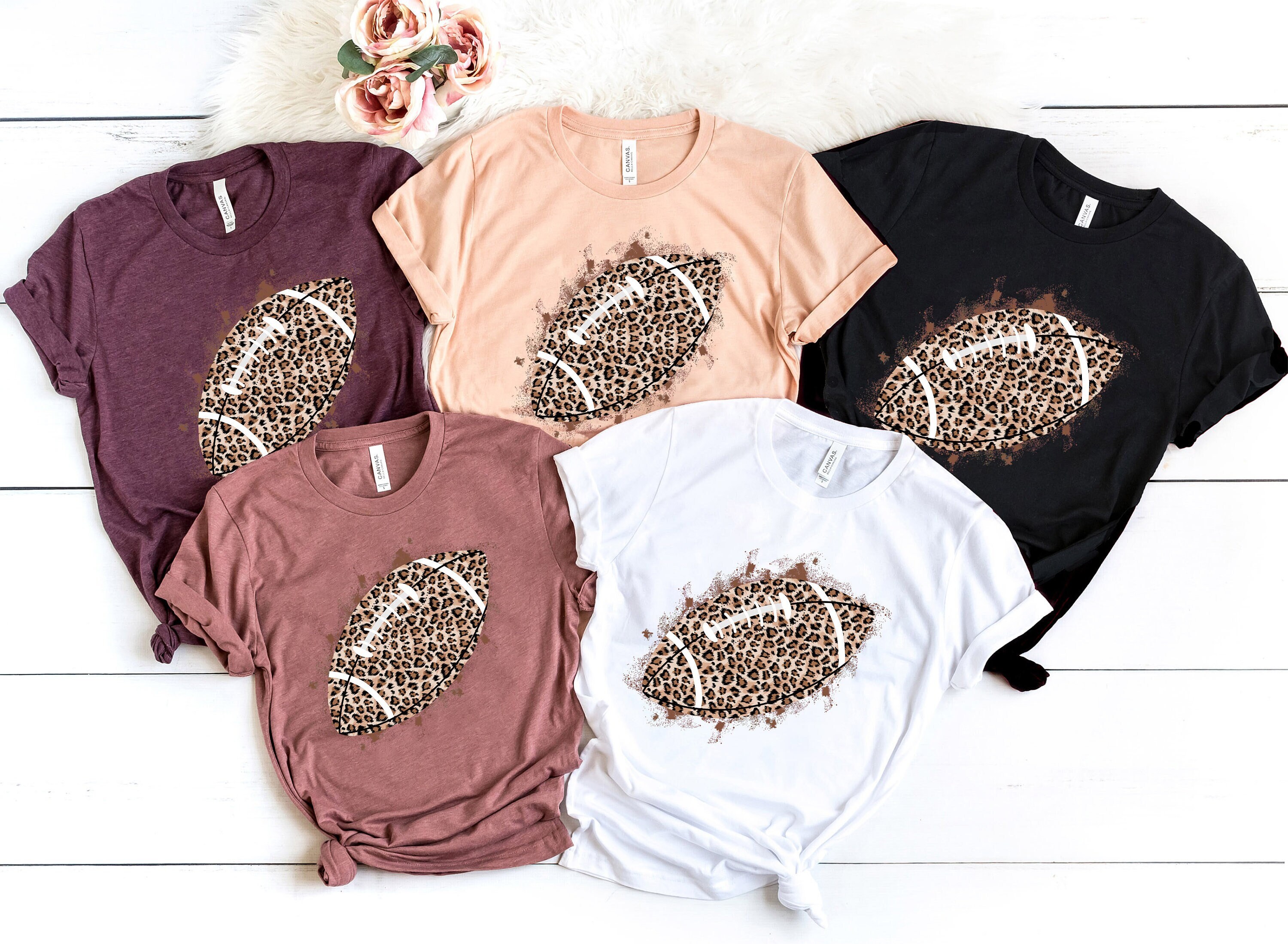 leopard football shirt