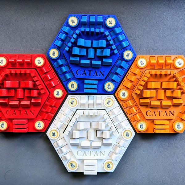 Settlers of Catan Game Piece Holder - 3D Printed