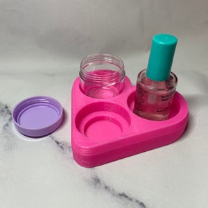 3D Printed Heart Nail Liquid Holder