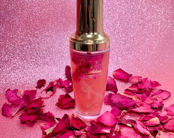 Goddess Aphrodite Luxurious Love & Adoration Intention Oil Infused Rehydrating Paris Rose Lotion Toner