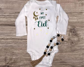 Il mio primo Eid Baby Tutina/Pagliaccetto/Body