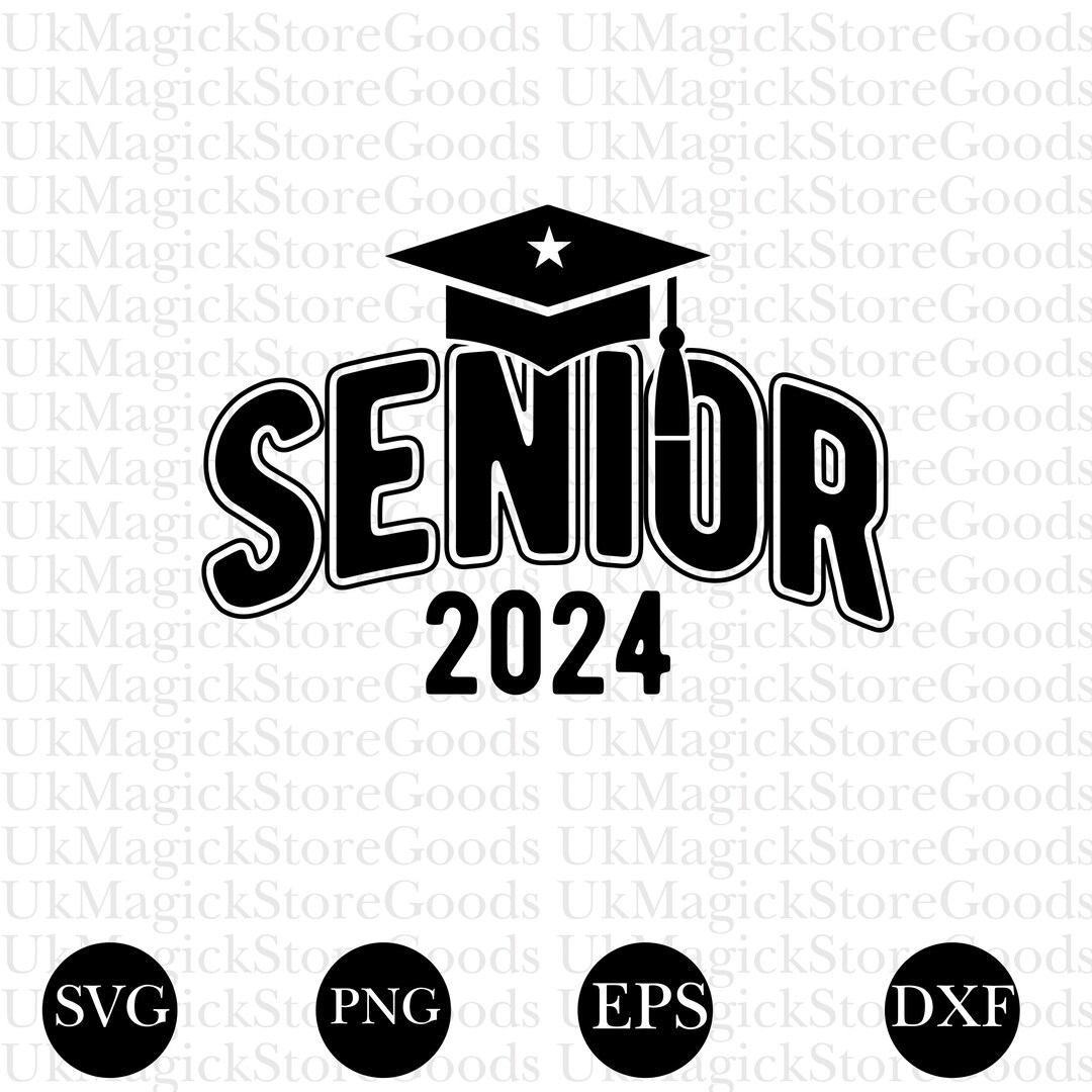 Senior 2024 SVG, Class of 2024 SVG, Graduation 2024 SVG, University