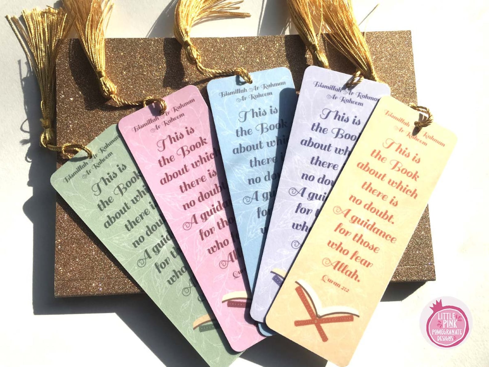 Quranic Verse Bookmark Islamic Bookmark Quran Bookmark Islamic Gifts