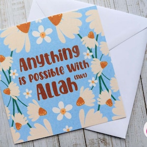 Alles mogelijke kaart - islamitische kaarten - aanmoedigingskaart moslims - moslimkaarten - islamitische geschenken