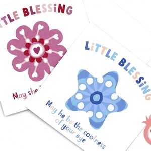 Little Blessing Islamic Baby Card - Muslim Baby Cards - Islamic New Baby Card - Islamic Cards - Muslim Cards