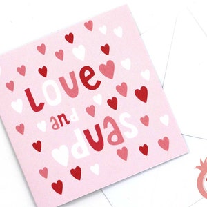 Cartão Islâmico Love & Duas - Love and Duas - Cartões Islâmicos - Cartões Muçulmanos - Presentes Islâmicos